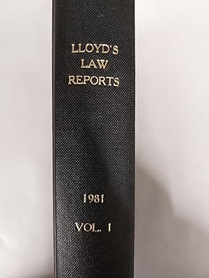Seller image for Lloyd's Law Reports 1981 Volume 1 for sale by Cambridge Rare Books