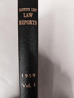 Seller image for Lloyd's List Law Reports 1959 Volume 1 for sale by Cambridge Rare Books