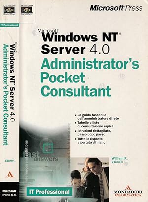 Imagen del vendedor de Microsoft Windows NT Server 4.0 Administrator's pocket consultant a la venta por Biblioteca di Babele