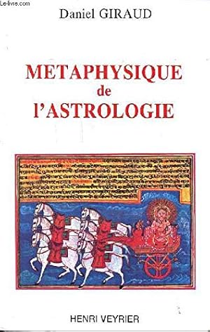 Seller image for Mtaphysique de l'astrologie for sale by LE GRAND CHENE