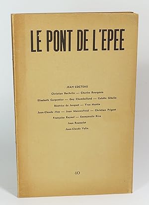 Image du vendeur pour Revue Le Pont de l'pe, 12me anne, n40 mis en vente par Librairie L'Autre sommeil