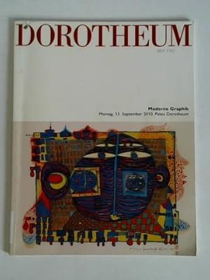 Imagen del vendedor de Dorotheum - Moderne Graphik, Montag, 13. September 2010 a la venta por Celler Versandantiquariat