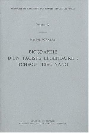 Bild des Verkufers fr Biographie d'un taoste lgendaire : Tcheou Tseu-Yang zum Verkauf von JLG_livres anciens et modernes