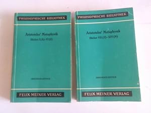 Bild des Verkufers fr Aristoteles`Metaphysik. Bcher I (A)-VI (E) und Bcher VII (Z) - XIV (N). 2 Bnde zum Verkauf von Celler Versandantiquariat