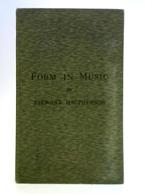 Imagen del vendedor de Form in Music a la venta por World of Rare Books