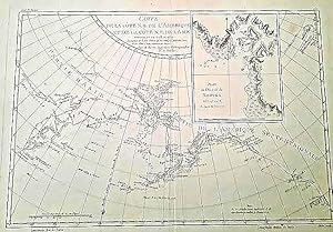 CARTE DE LA CÔTE N. O. DE L'AMÉRIQUE ET DE LA CÔTE N.E. DE L'ASIE