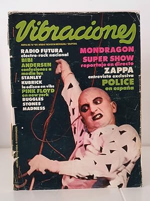 REVISTA VIBRACIONES. Mayo de 1980 Nº 67. Radio Futura. Mondragón. Zappa.