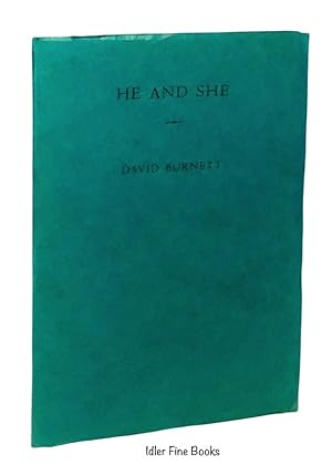 Seller image for He and She for sale by Idler Fine Books