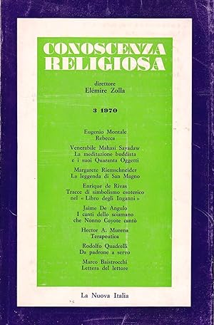 Conoscenza religiosa - n. 3, luglio-settembre 1970