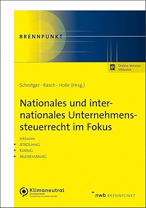 Bild des Verkufers fr Nationales und internationales Unternehmenssteuerrecht im Fokus zum Verkauf von moluna