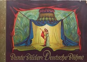 Seller image for Bunte Bilder: Deutsche Bhne. Komplettes Sammelbilderalbum v. 1934. 264 Farbbilder (6x5 cm) for sale by Antiquariat Ursula Hartmann