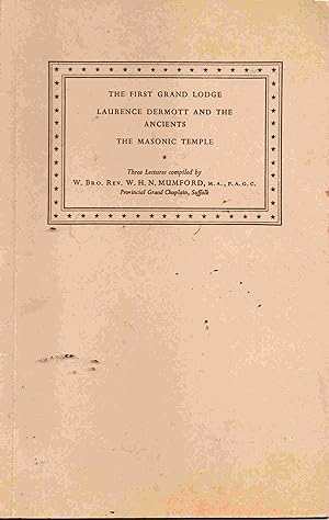 Seller image for The First Grand Lodge, Laurence Dermott and the Ancients, The Masonic Temple for sale by Joy Norfolk, Deez Books