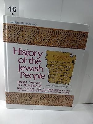 Seller image for History of the Jewish People: From Yavneh to Pumbedisa for sale by Fleur Fine Books