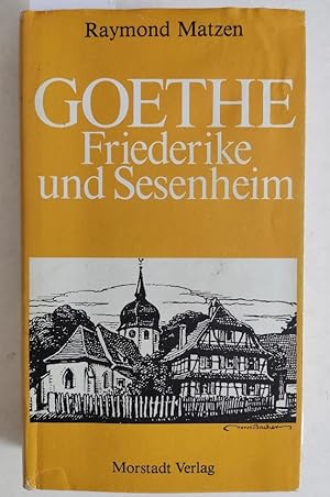 Bild des Verkufers fr Goethe, Friederike und Sesenheim. Holzschnitte von Henri Bacher. zum Verkauf von Versandantiquariat Kerstin Daras