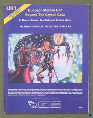 Bild des Verkufers fr Beyond the Crystal Cave (Advanced Dungeons Dragons UK1) Original 1983 edition zum Verkauf von Wayne's Books