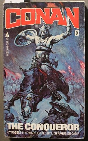 Bild des Verkufers fr CONAN THE CONQUEROR (#9 in The Classic FRANK FRAZETTA Lower print ACE Full Bleed Painted cover Series); r zum Verkauf von Comic World