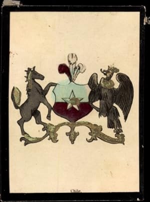 Foto Chile, Escudo de la Nacion, Wappen - Alrededor del Mundo, Obsequio de Susini