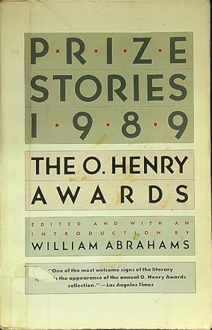 Bild des Verkufers fr Prize Stories 1989 The O. Henry Awards zum Verkauf von Librodifaccia