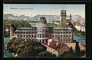 Bild des Verkufers fr Ansichtskarte Mnchen, Deutsches Museum zum Verkauf von Bartko-Reher