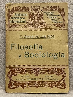 FILOSOFÍA Y SOCIOLOGÍA.