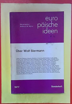 Seller image for ber Wolf Biermann (europische ideen: Sonderheft) for sale by biblion2