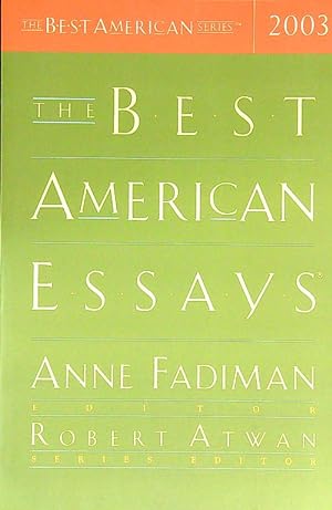 Immagine del venditore per The best american essays 2003 venduto da Librodifaccia