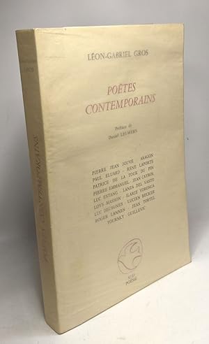 Poetes contemporains - préface de Daniel Leuwers