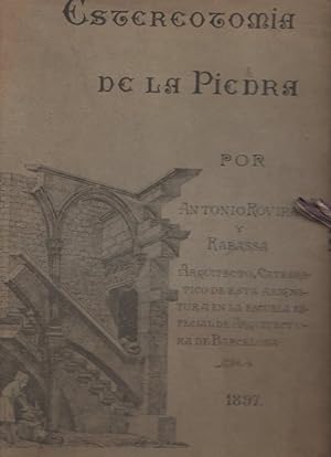 Imagen del vendedor de Estereotomia de la piedra . a la venta por Librera Astarloa