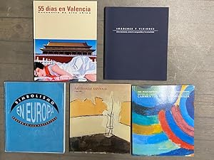 LOTE DE 5 CATALOGOS DE ARTE.