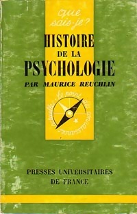 Immagine del venditore per Histoire de la psychologie - Maurice Reuchlin venduto da Book Hmisphres