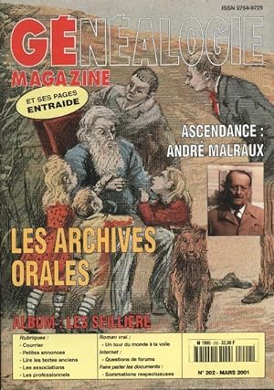 Généalogie Magazine n°202 : Les archives orales - Collectif