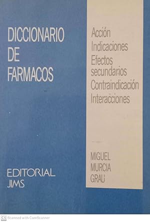 Bild des Verkufers fr Diccionario de frmacos zum Verkauf von Llibres Capra