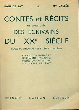 Contes et récits des écrivains du XXe siècle - Mme Vallée