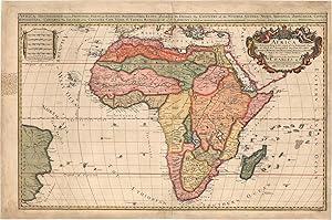 Africa Divided According to the Extent of Its Principall Parts in Which Are Distinguished One fro...