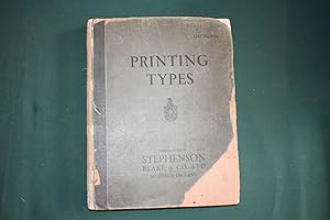 Printing Types, Borders, Initials, Electros, Brass Rules, Spacing Material. List No. D14.