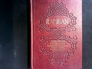Seller image for Ramban : classic themes in Nachmanides' Chumash commentary. Volume 2 : Vayikra, Bamidbar, & Devarim. for sale by Antiquariat Bookfarm