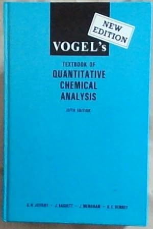 Seller image for Vogel's Textbook of Quantitative Chemical Analysis. 5th Edition for sale by Chapter 1