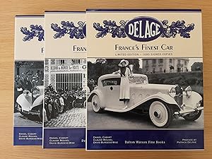 Imagen del vendedor de Delage: France's Finest Car (Signed Limited Edition 291 of 1000) a la venta por Roadster Motoring Books