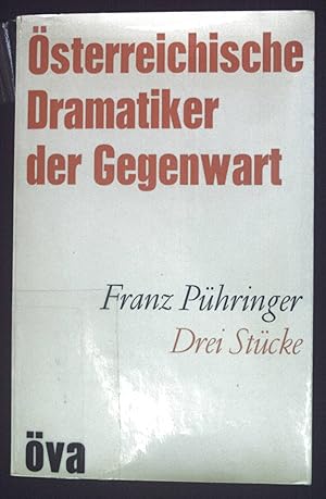 Seller image for Drei Stcke : Dramen. sterreichische Dramatiker der Gegenwart ; Bd. 18 for sale by books4less (Versandantiquariat Petra Gros GmbH & Co. KG)