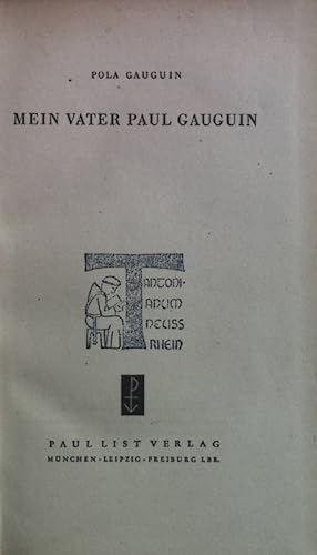 Seller image for Mein Vater Paul Gauguin. for sale by books4less (Versandantiquariat Petra Gros GmbH & Co. KG)