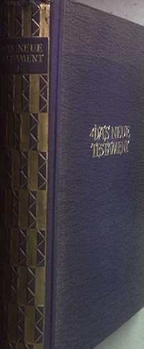 Seller image for Die Heilige Schrift des Neuen Testamentes: 1. TEIL: Evangelien und Apostelgeschichte. for sale by books4less (Versandantiquariat Petra Gros GmbH & Co. KG)