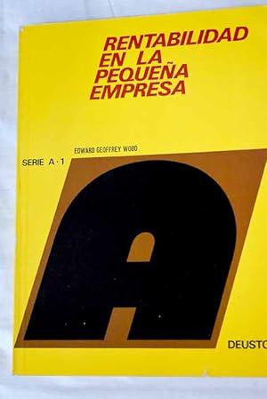 Seller image for Rentabilidad de la pequea empresa for sale by Alcan Libros