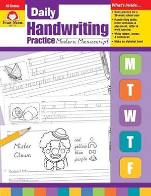 Image du vendeur pour Daily Handwriting Practice: Modern Manuscript, Kindergarten - Grade 6 Teacher Edition (Paperback) mis en vente par CitiRetail