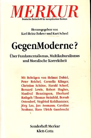 Bild des Verkufers fr Merkur. Deutsche Zeitschrift fr europisches Denken. 522/523. Heft 9/10. 46. Jahrgang 1992. Sonderheft GegenModerne? ber Fundamentalismus, Multikulturalismus und moralische Korrektheit. zum Verkauf von Fundus-Online GbR Borkert Schwarz Zerfa