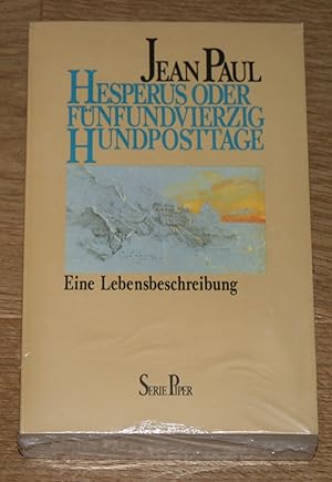 Seller image for Hesperus oder 45 Hundposttage. for sale by Antiquariat Gallenberger
