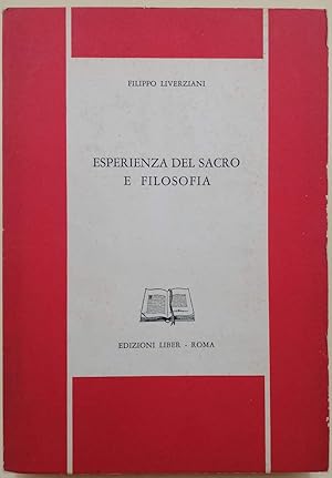 Immagine del venditore per ESPERIENZA DEL SACRO E FILOSOFIA(1970) venduto da Invito alla Lettura