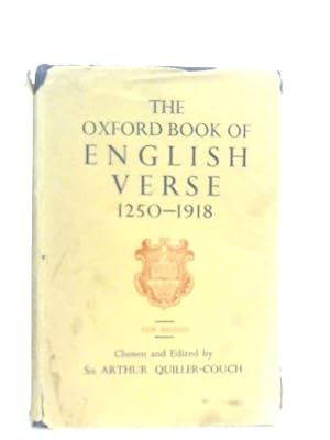 Immagine del venditore per The Oxford Book of English Verse 1250-1918 venduto da World of Rare Books