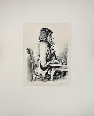 Schachspieler III. [1976]. [Signierte Original-Lithografie / signed original lithograph].