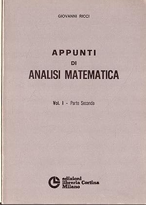 Appunti di analisi matematica. vol.1 - parte seconda