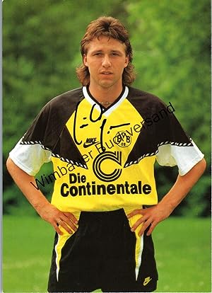 Bild des Verkufers fr Original Autogramm Jrgen Wegmann BVB Dortmund /// Autograph signiert signed signee Saison 1990 / 1991 zum Verkauf von Antiquariat im Kaiserviertel | Wimbauer Buchversand